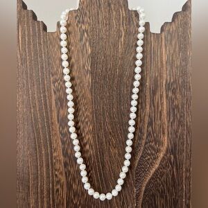 Vintage JCM Jacmel Mauritius 14KT Gold Freshwater Pearl Necklace 18" D10